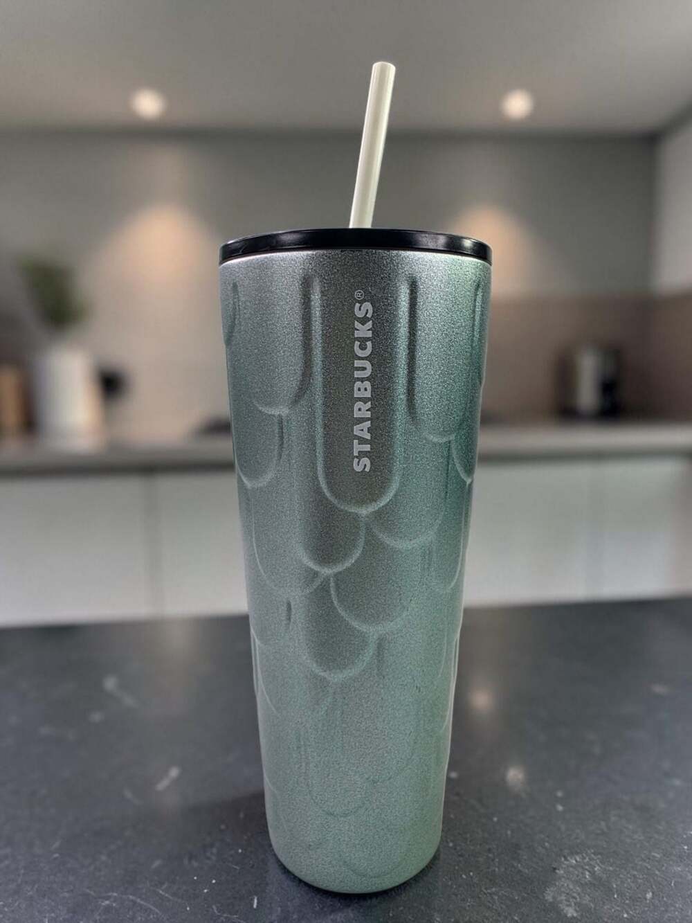 Starbucks 2022 Spring Mermaid Scales Stainless Steel 24oz Venti Cold Cup Tumbler